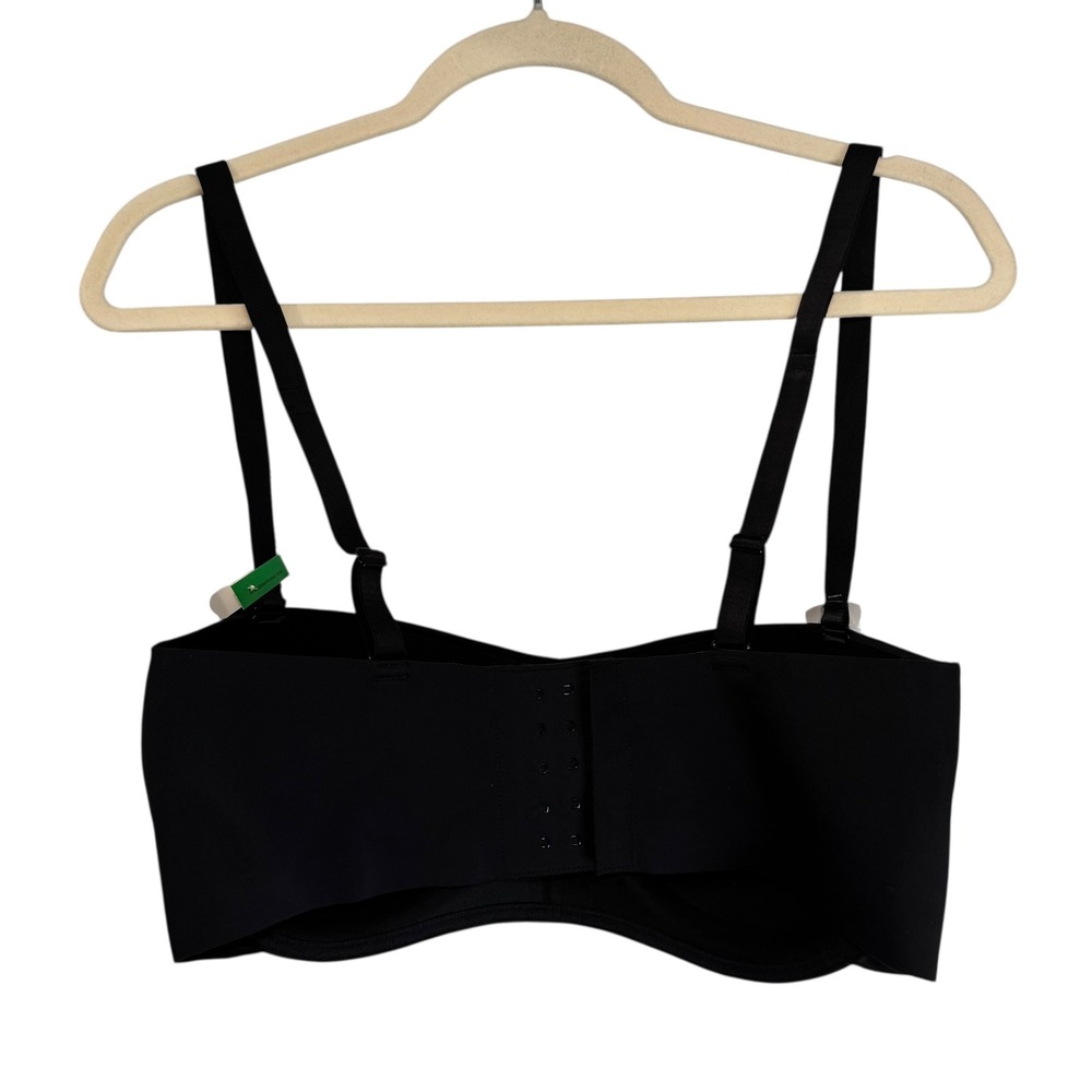 Maidenform Wireless Strapless Bra DM7685 Black ComfortGrip 6-Way Convertible L